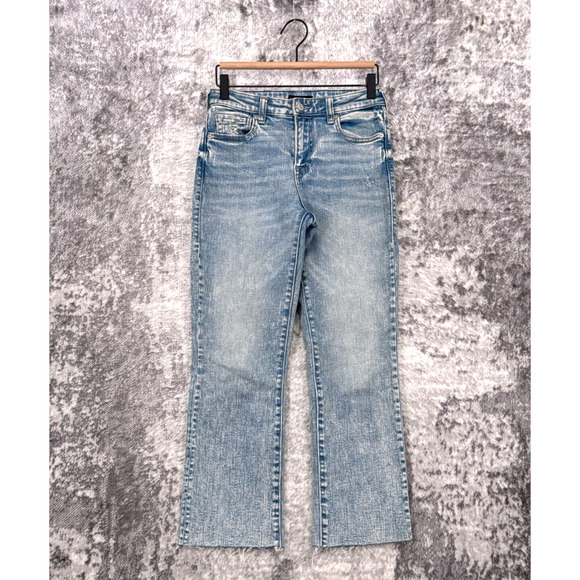 True Religion Jeans 26 Womens Margot High Rise Cropped Mini Boot - Picture 1 of 8